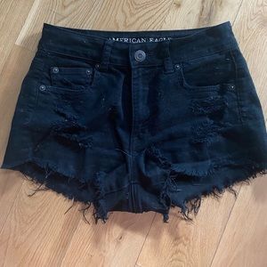 Hi-Rise American Eagle Jean Shorts